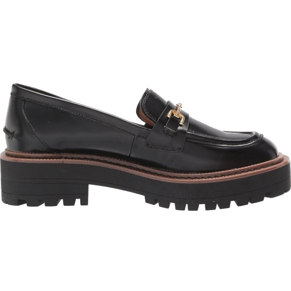 Sam Edelman Womens Laurs Lug Sole Loafer Black Size 6.5M - Picture 5 of 10